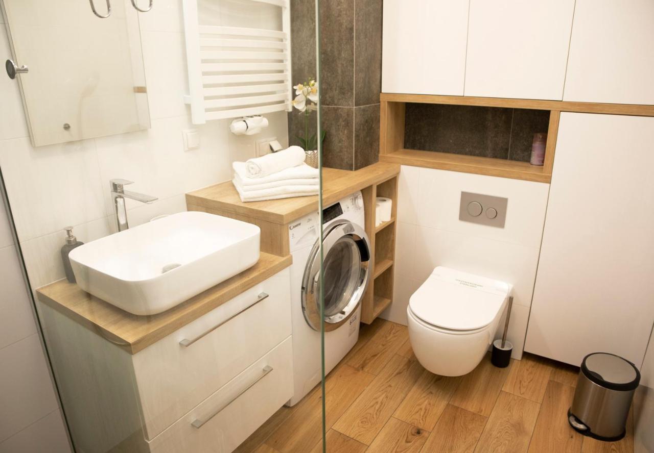 Luxus Apartament Rodzinny Z Sauna I Silownia กดัญสก์ ภายนอก รูปภาพ