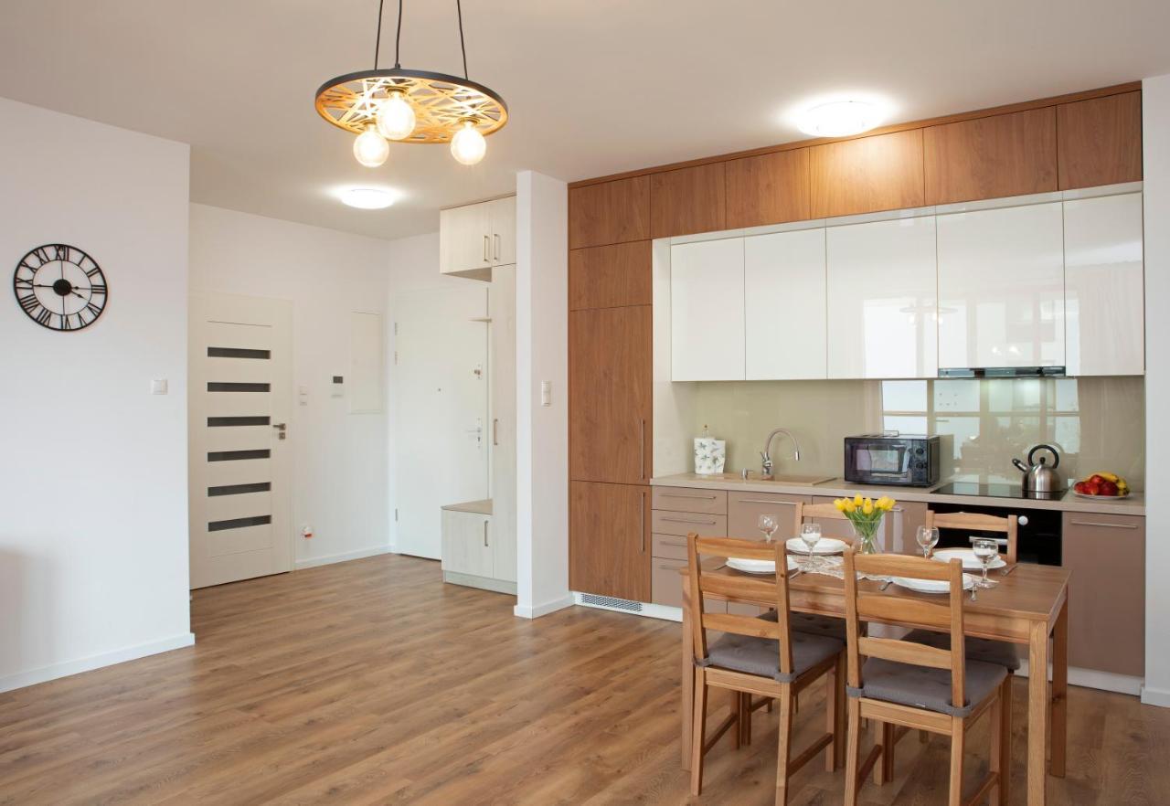 Luxus Apartament Rodzinny Z Sauna I Silownia กดัญสก์ ภายนอก รูปภาพ